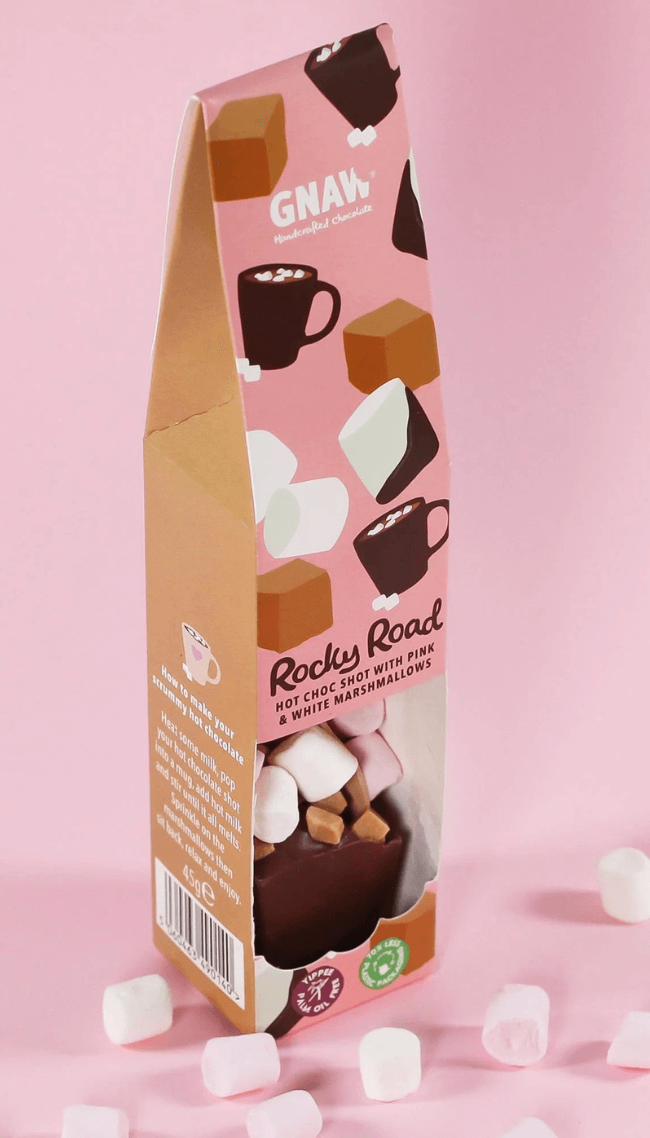 Gnaw Rocky Road Chocolate Gift Hot Chocolate Stick