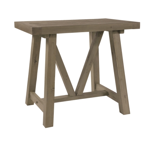 Driftwood Rustic Solid Wood Bar Table, Rustic Outdoor Bar Table And Chairs